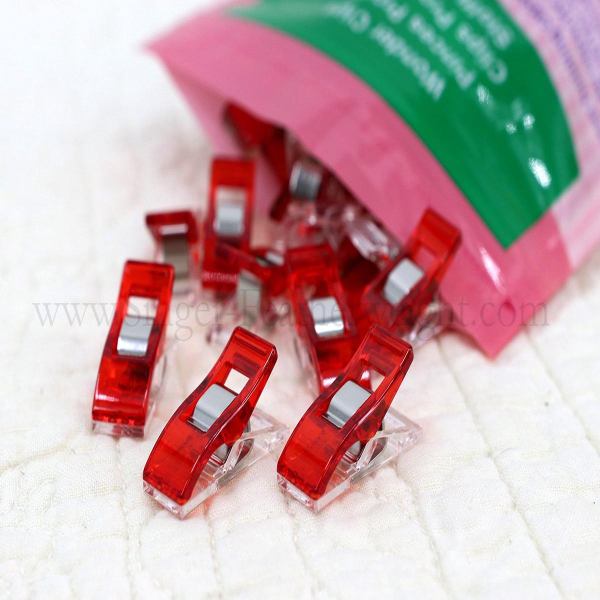 Wonder Clips, LARGE BAG of 100 ct. - Red