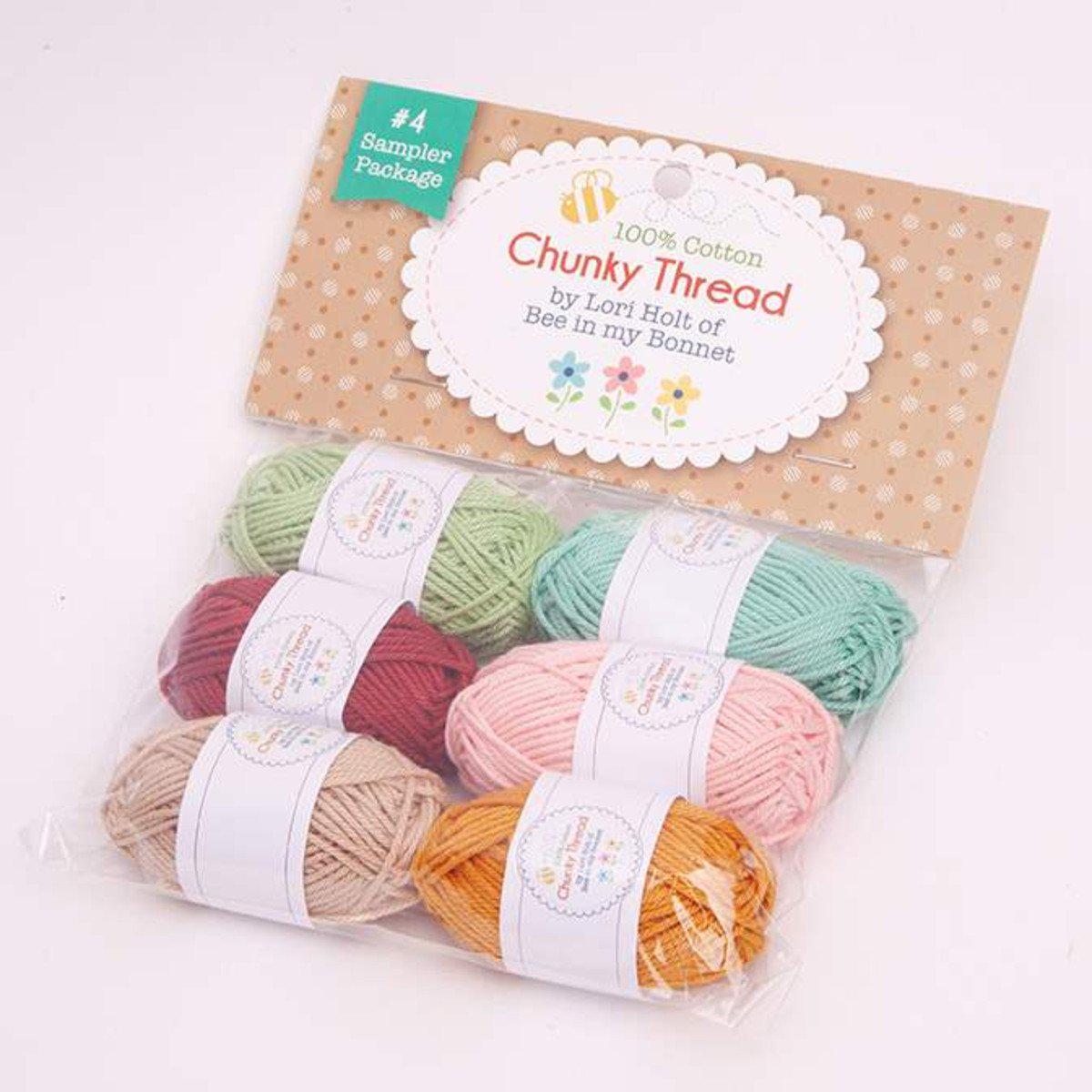 Crochet Chunky Thread, Lori Holt Sampler Pack #4