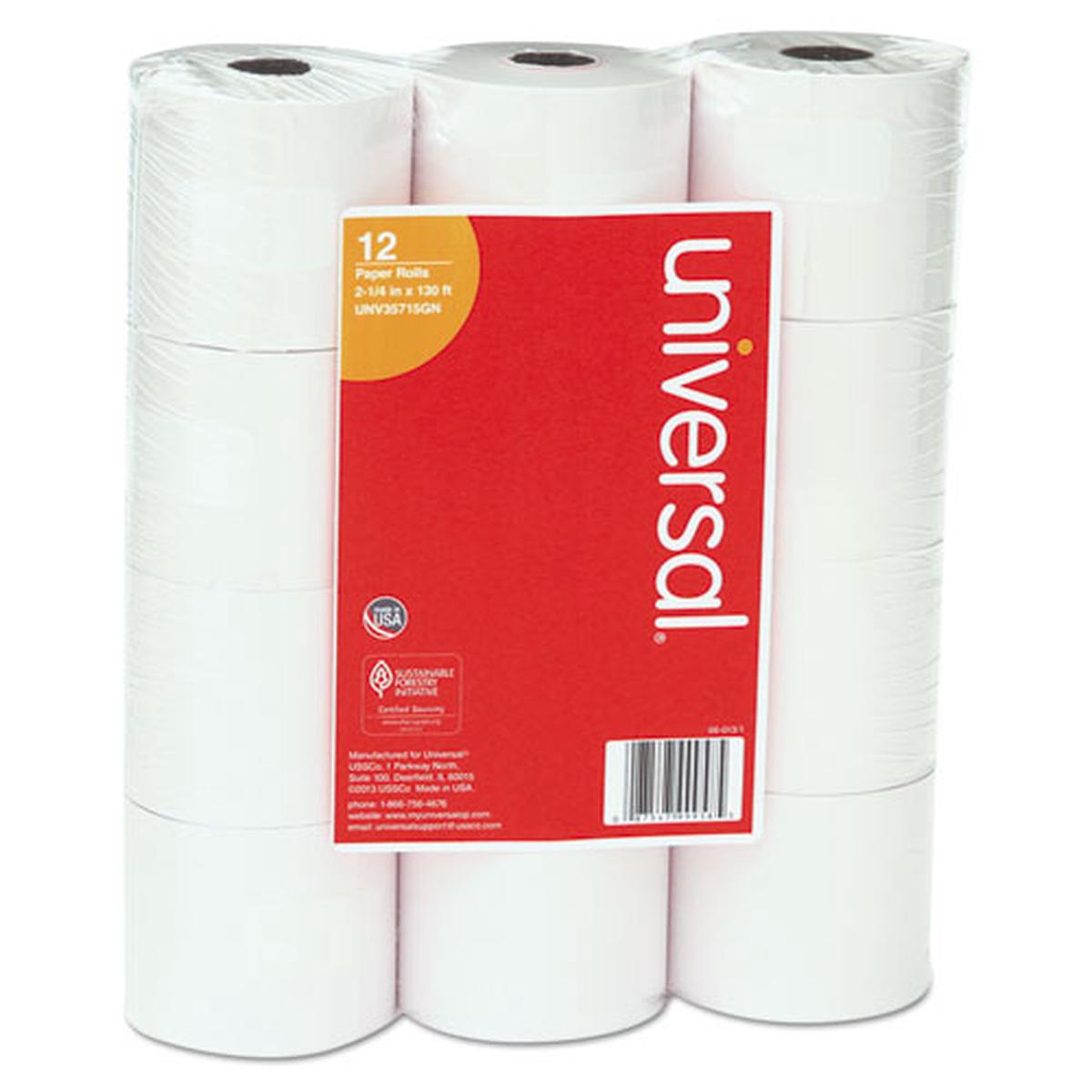 Impact And Inkjet Print Bond Paper Rolls, 0.5