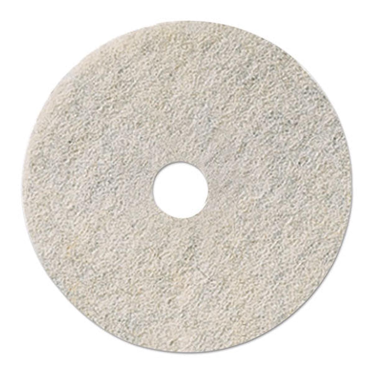Natural White Burnishing Floor Pads, 17