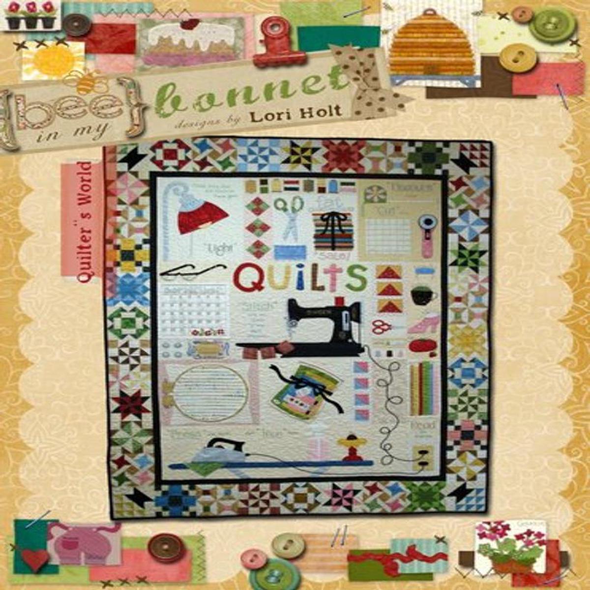 PATTERN, FEATHERWEIGHT QUILTER'S WORLD by Lori Holt of Bee in my Bonnet