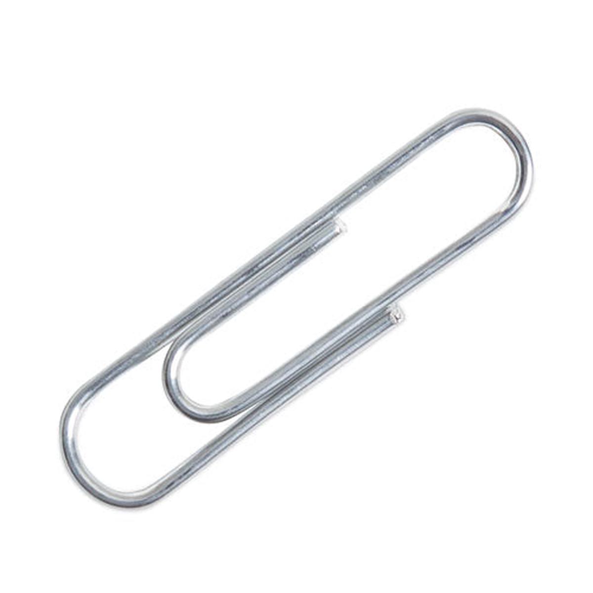Paper Clips, Medium, Silver, 1,000-pack