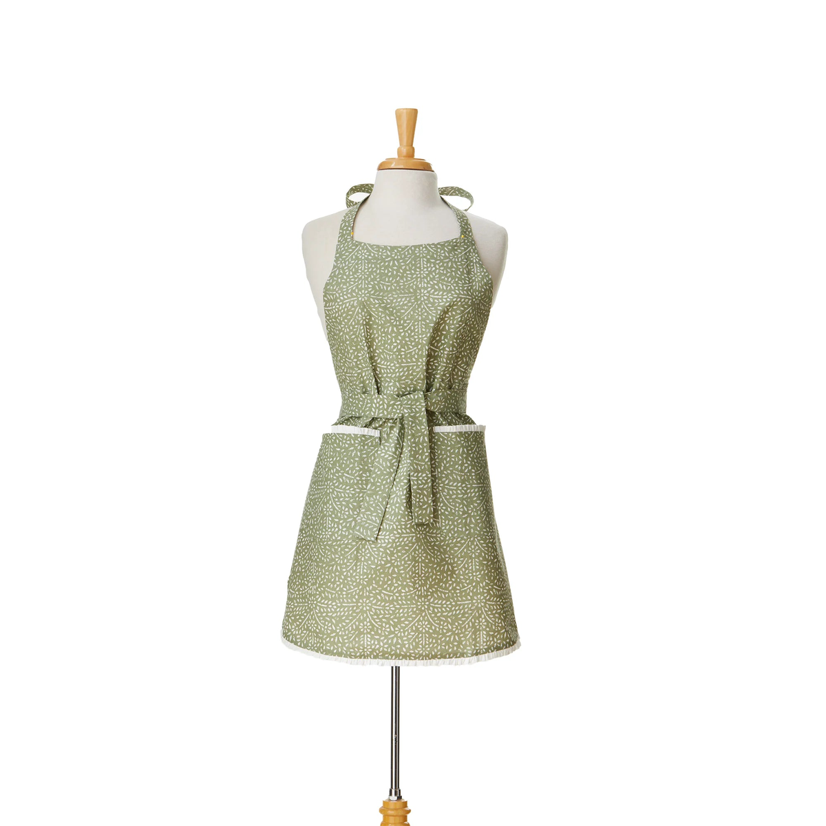 Geometric Print Apron