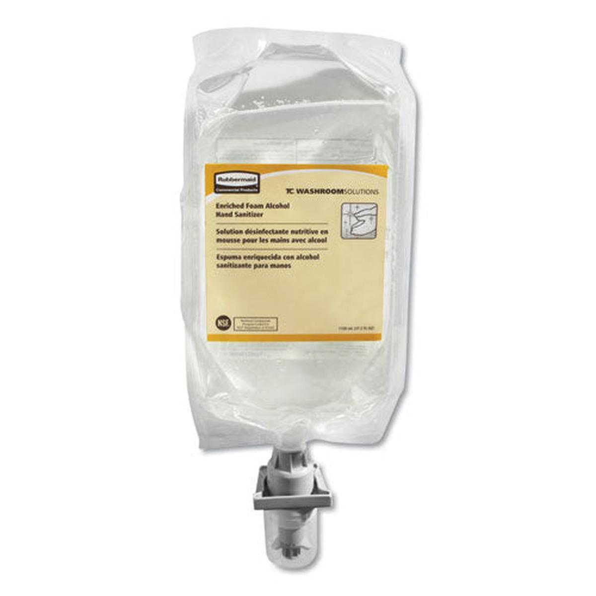 Autofoam Refill With Alcohol Foam Hand Sanitizer, Clear, 1000ml, 4-carton