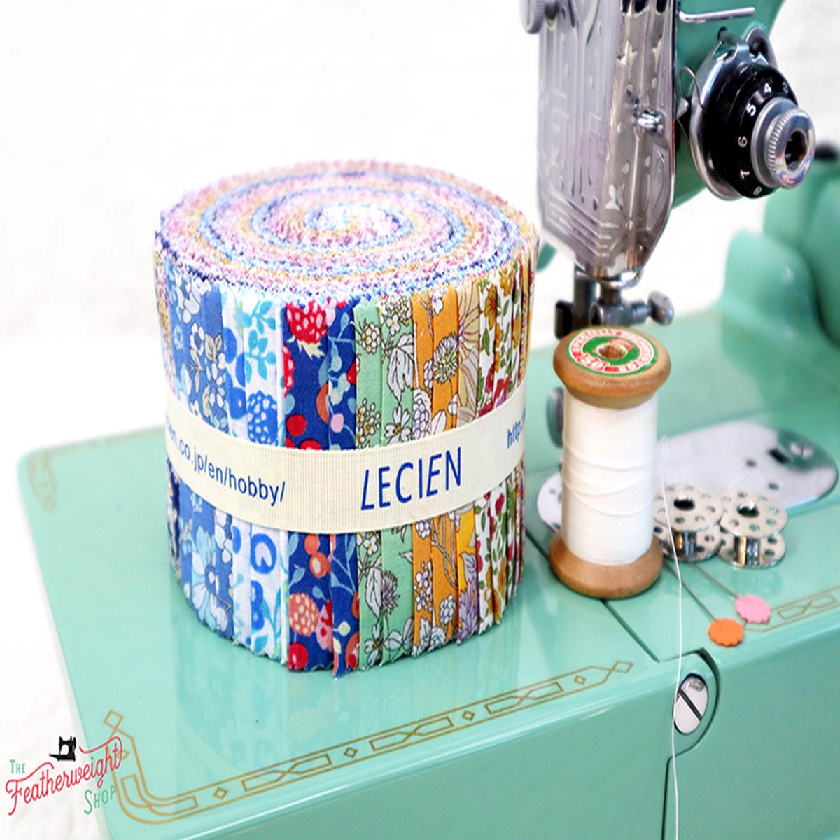 Fabric, Memoire A Paris 2018 Sushi Roll Cotton Lawn Bundle by LECIEN - (2 1/2
