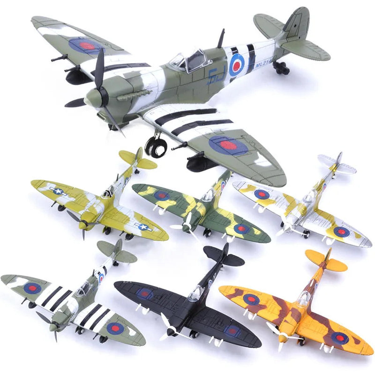 4D DIY Fighter Model Building Kit
