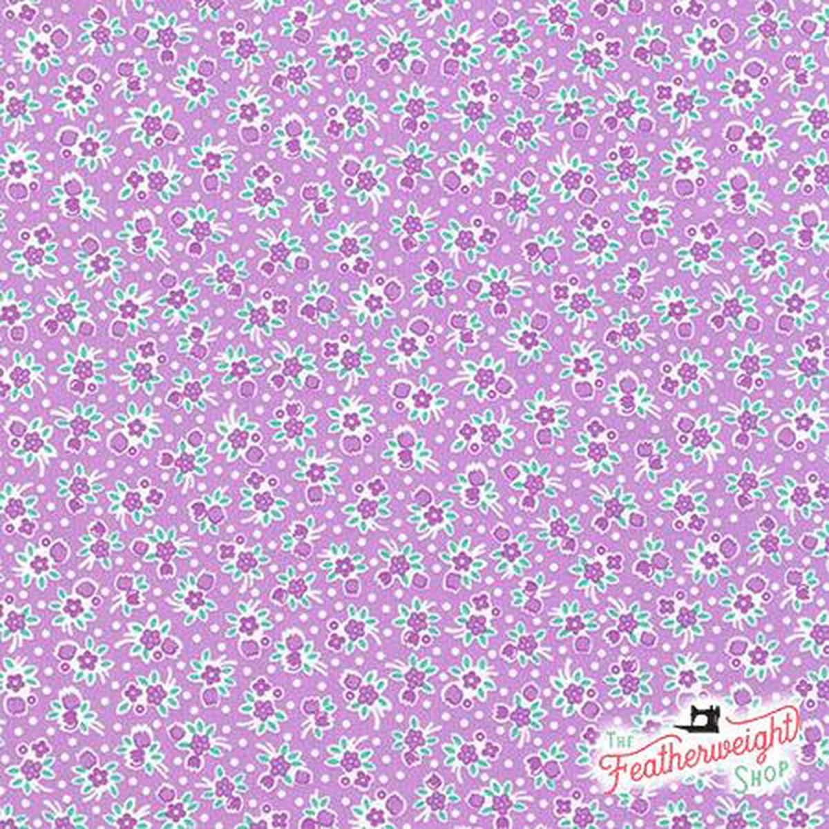 Fabric, Southern Belles by Darlene Zimmerman for Robert Kaufman - LAVENDER FLORAL (by the yard)