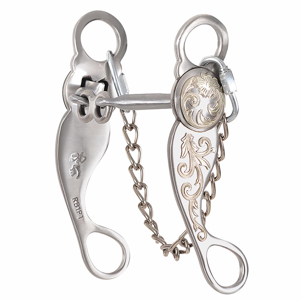 Les Vogt Roper: Dogbone Snaffle with Swivel Cheeks