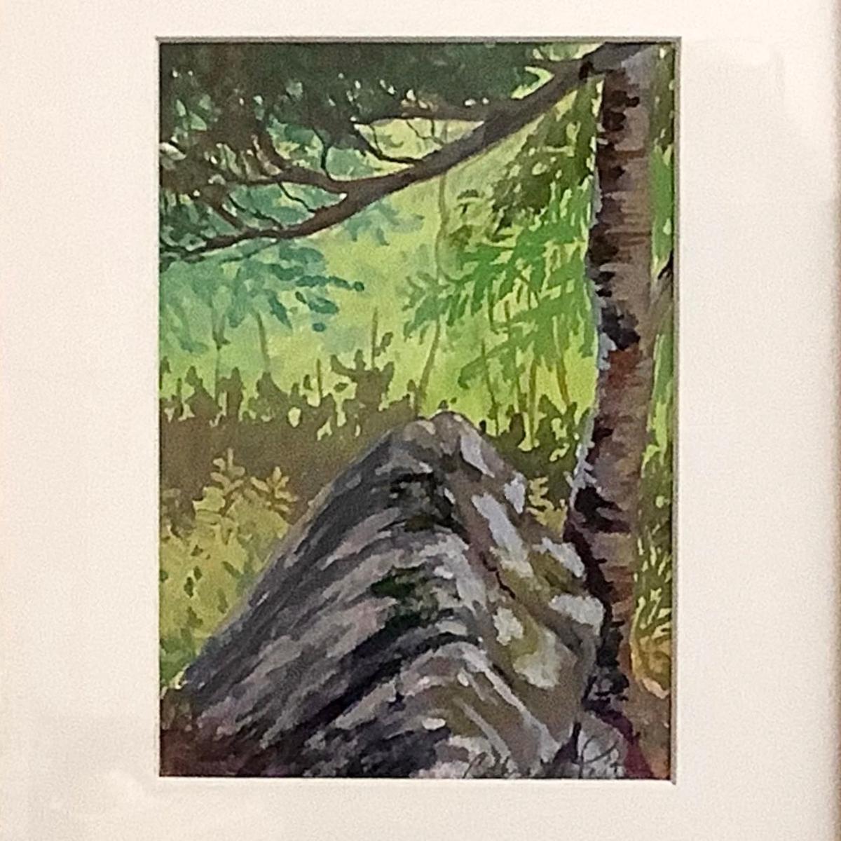 Erratic Original Matted Pastel