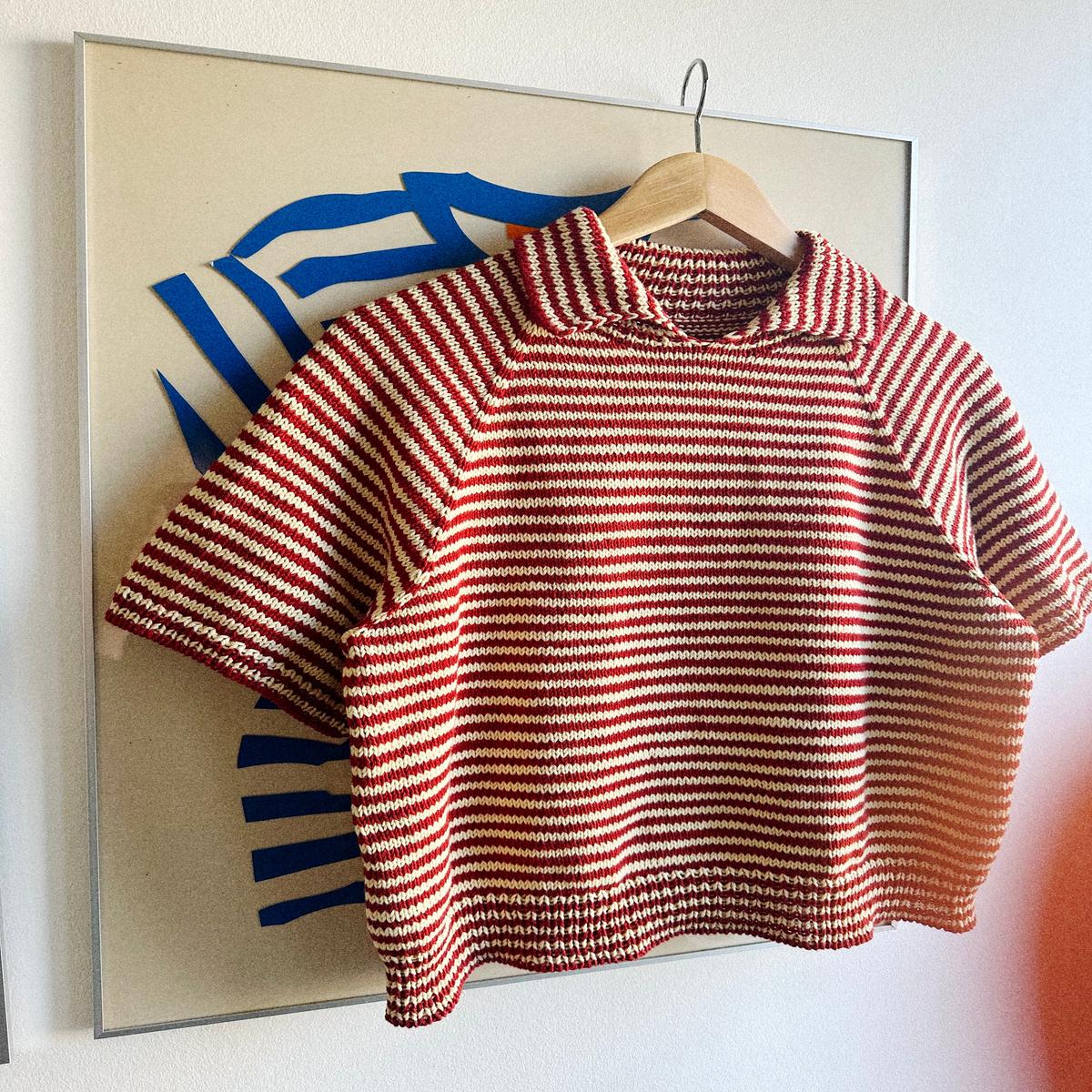 Stripe Overload Polo Tee