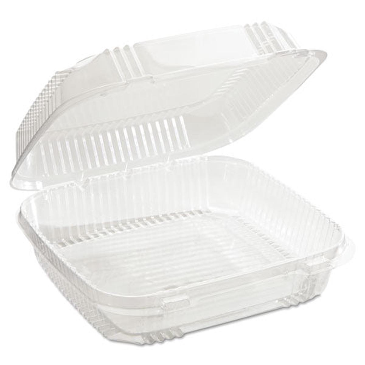 Clearview Smartlock Containers, 49oz, 8 13-64 X 8 11-32 X 2 29-32, 200-carton