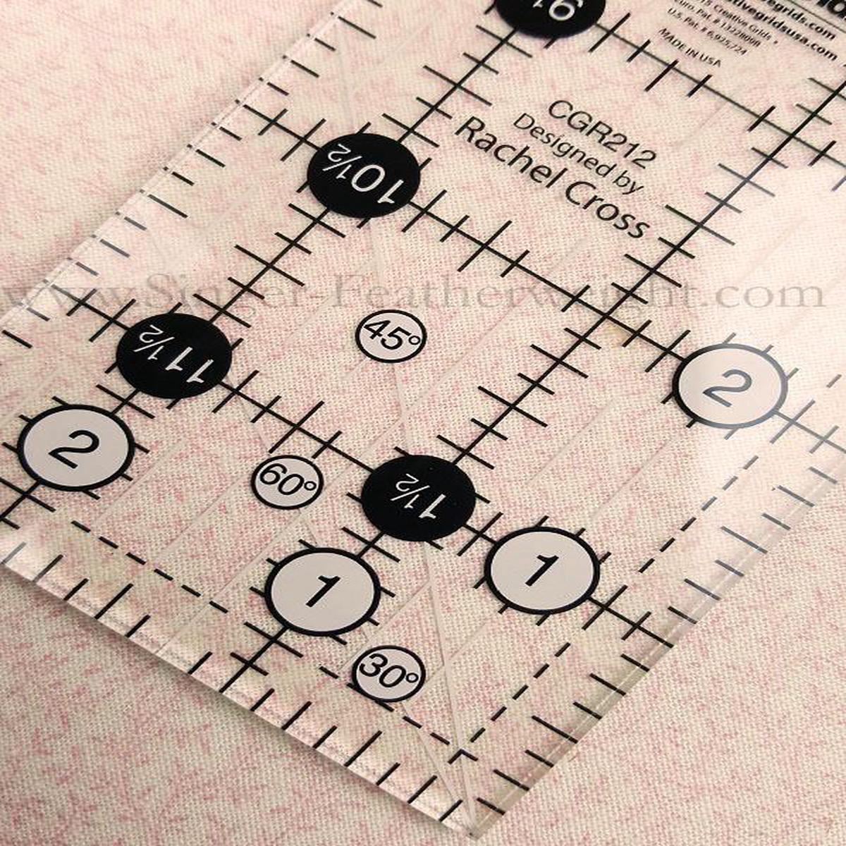 Cutting Ruler, CREATIVE GRIDS 2 1/2