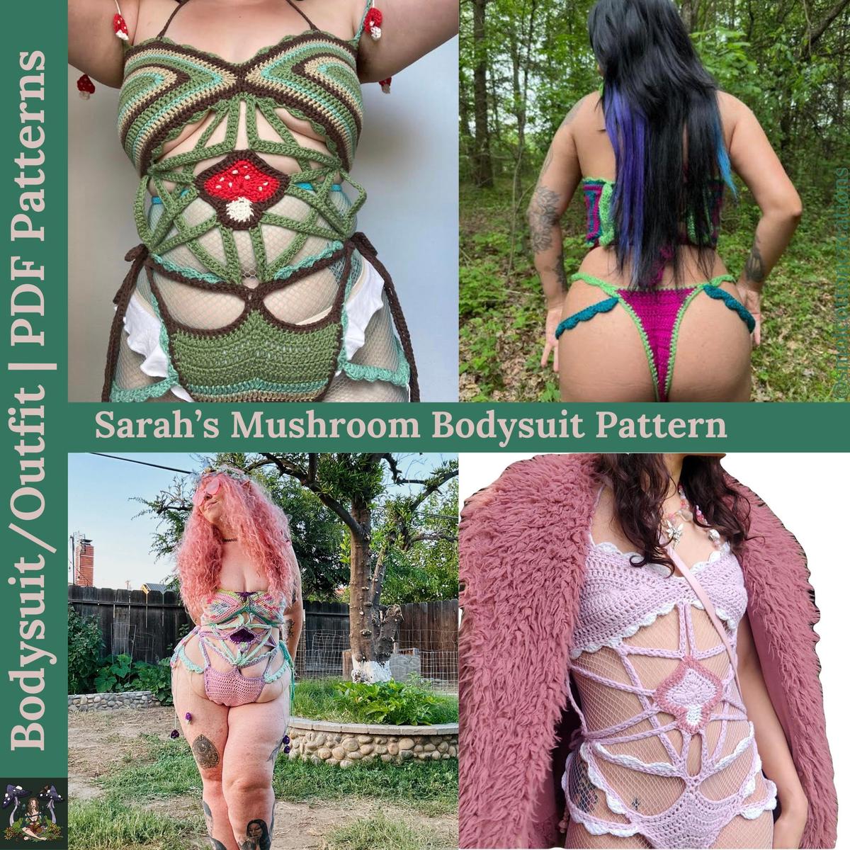Sarahs Geometric Bodysuit - DIY Crochet Festival Bodysuit/Swimsuit PDF Pattern
