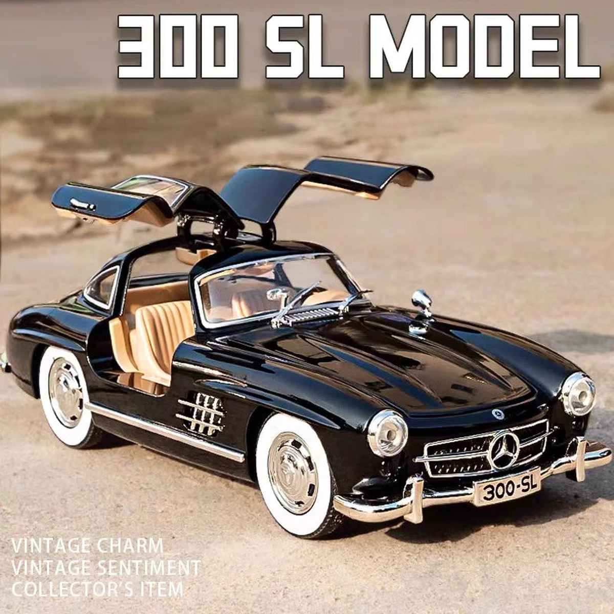 1:24 Scale Mercedes Benz 300SL Toy Car Model