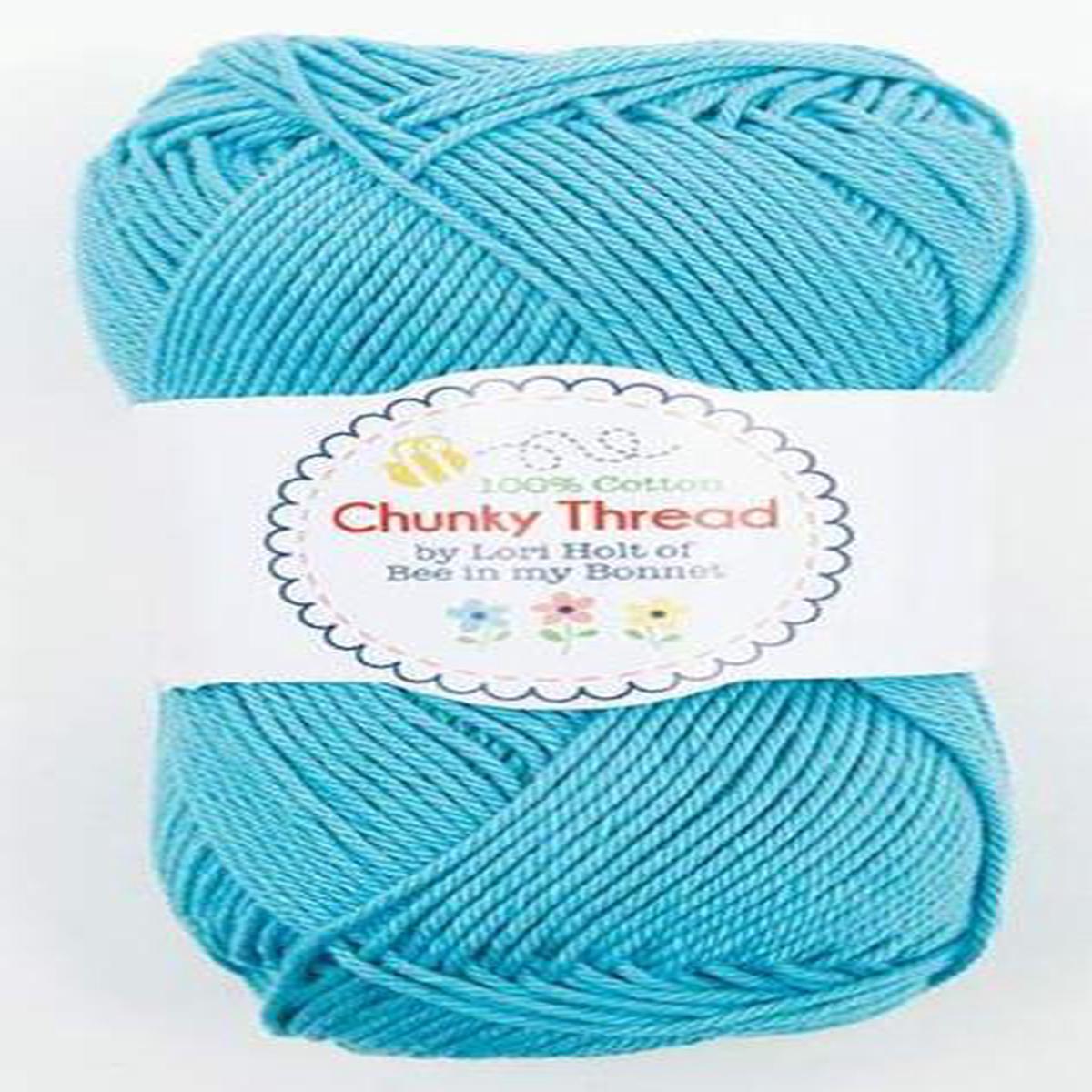 Crochet Chunky Thread by Lori Holt, 50gm RILEY AQUA