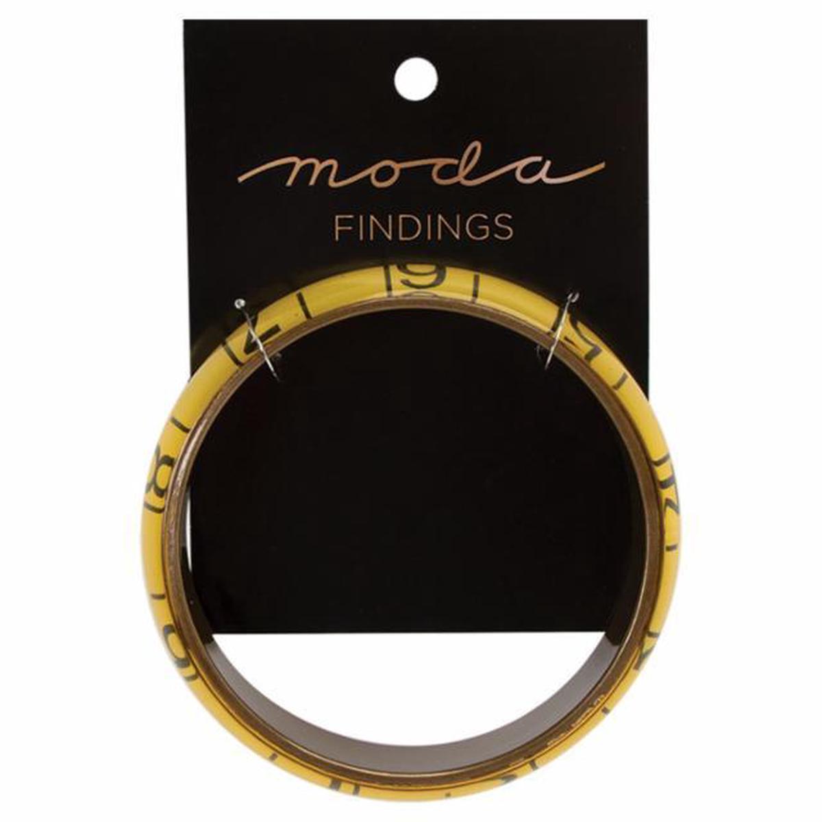 Jewelry, Tape Measure Bangle - Yellow