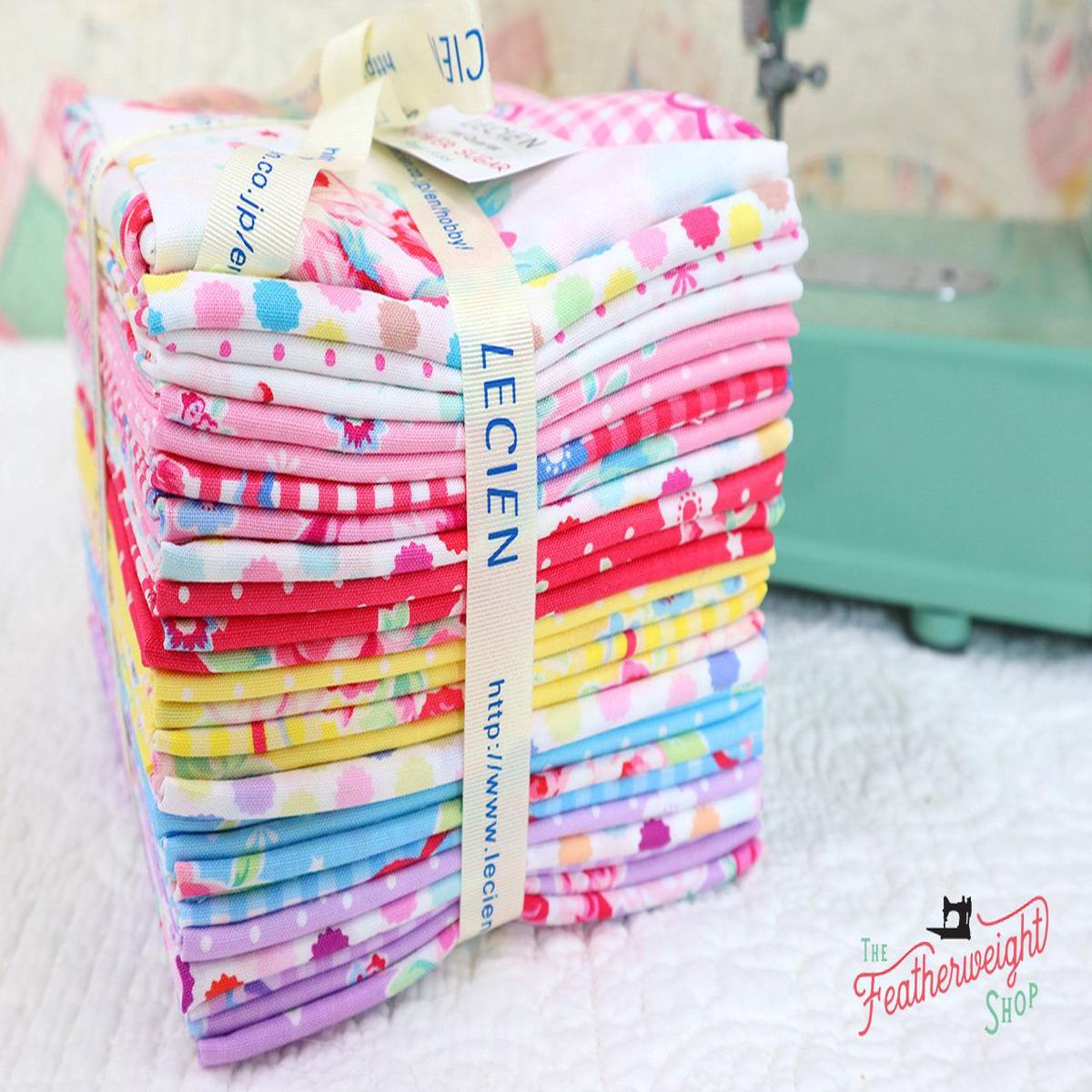 Fabric, Flower Sugar Rose Kiss by LECIEN - FAT QUARTER BUNDLE
