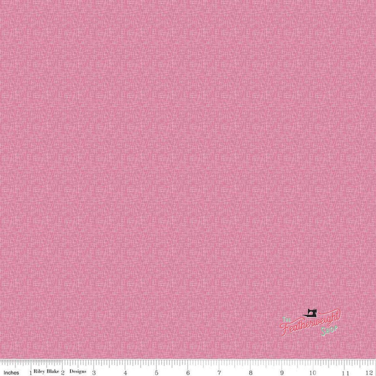 Fabric, Hashtag by Riley Blake - MINI HASHTAG HOT PINK (by the yard)