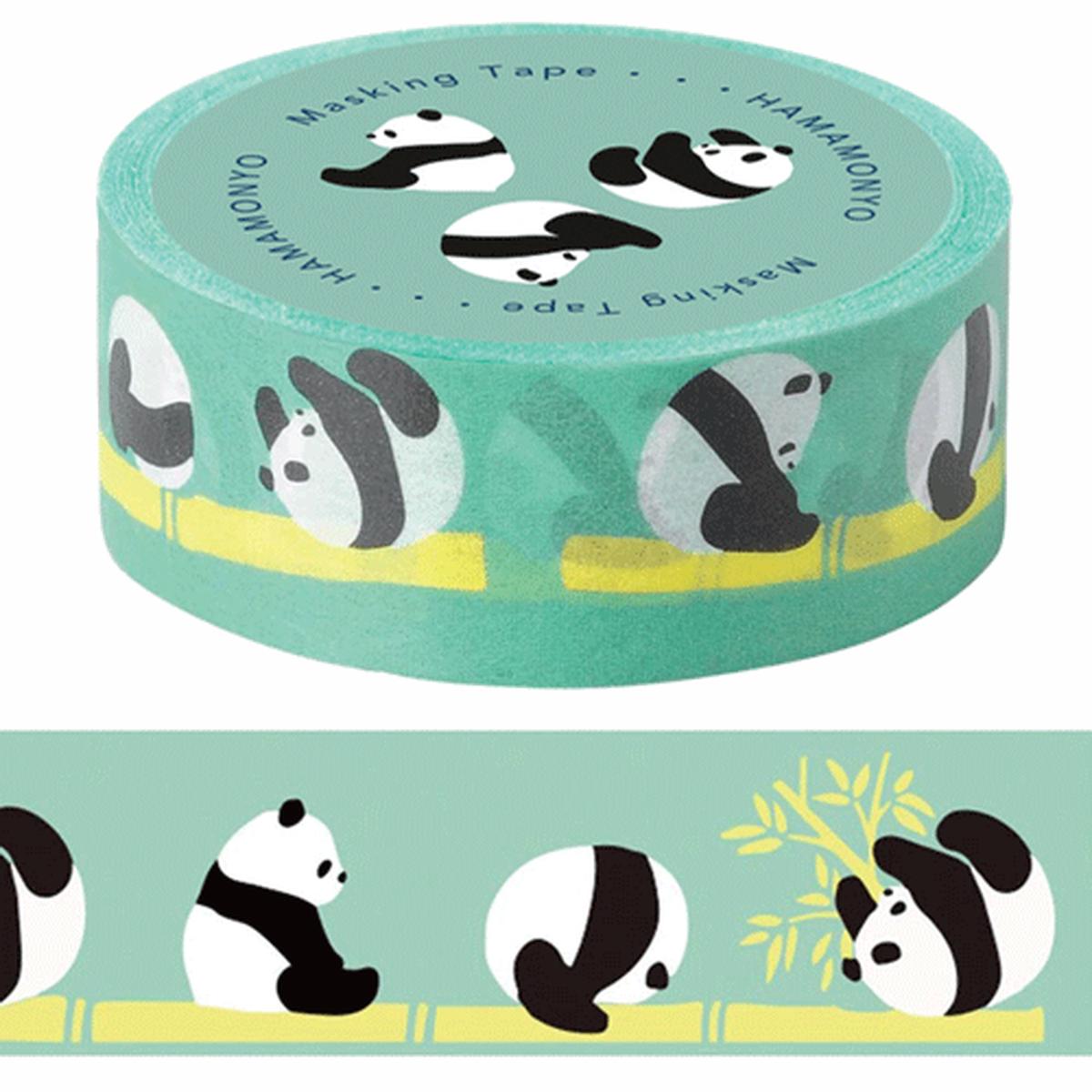 Masking Tape - Rolling Panda Green