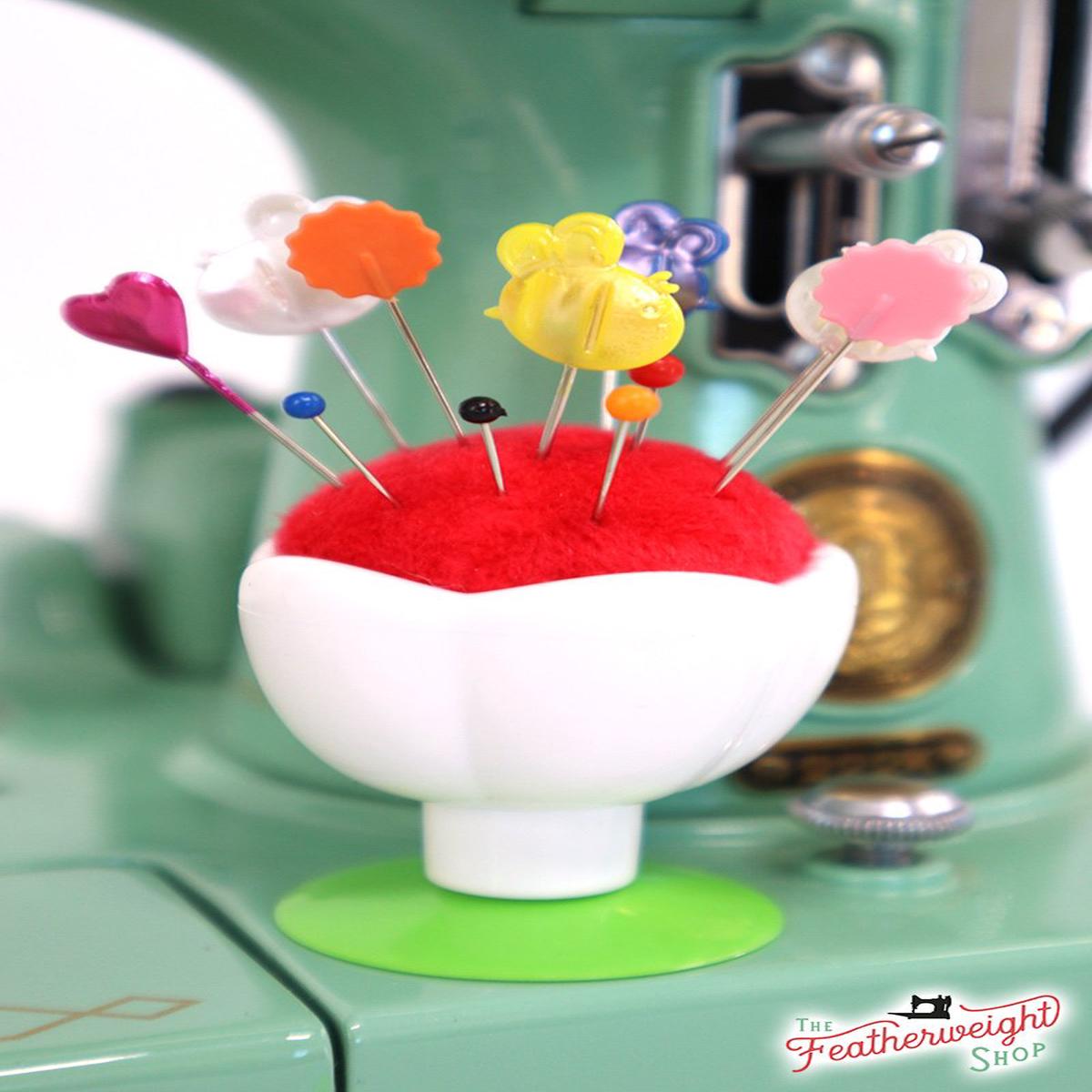 Tulip Pin Cushion from Hemline - RED