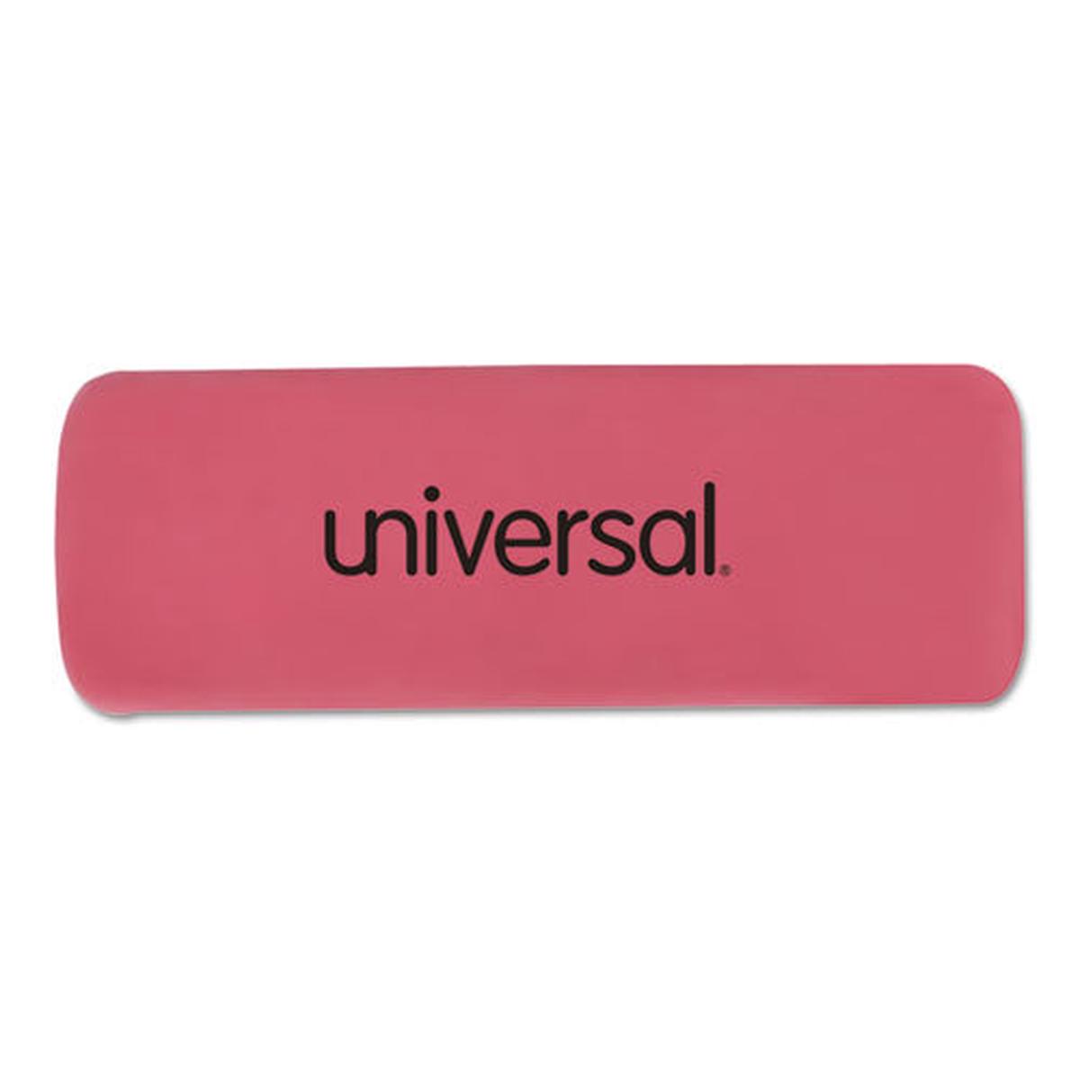 Bevel Block Erasers, Rectangular, Small, Pink, Elastomer, 20-pack
