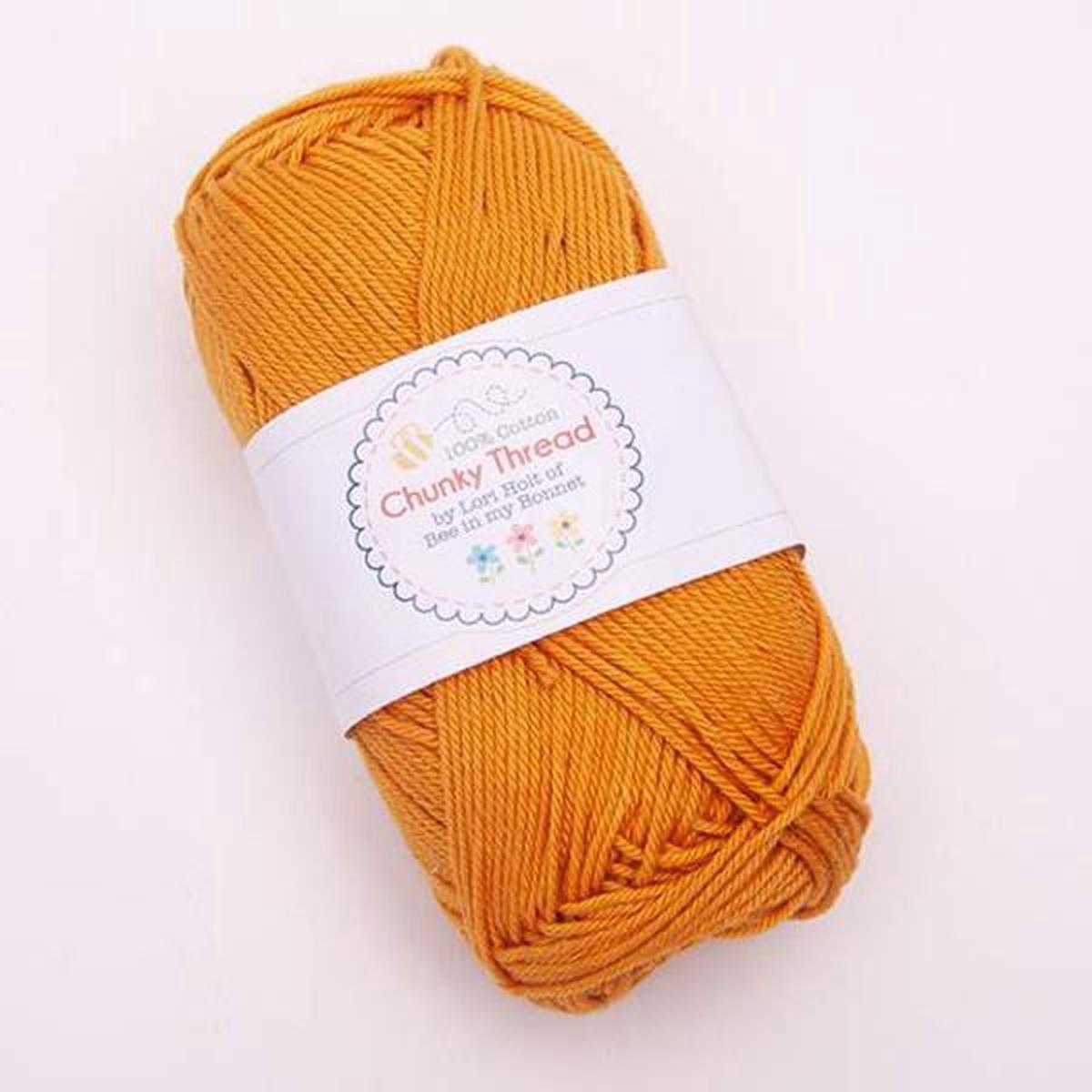 Crochet Chunky Thread by Lori Holt, 50gm BUTTERSCOTCH