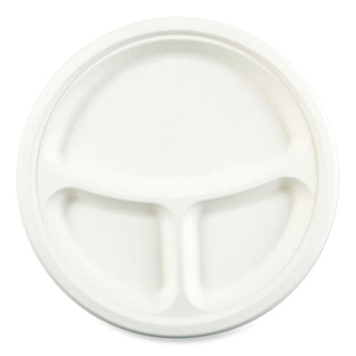Bagasse Pfas-free Dinnerware, Plate, 10