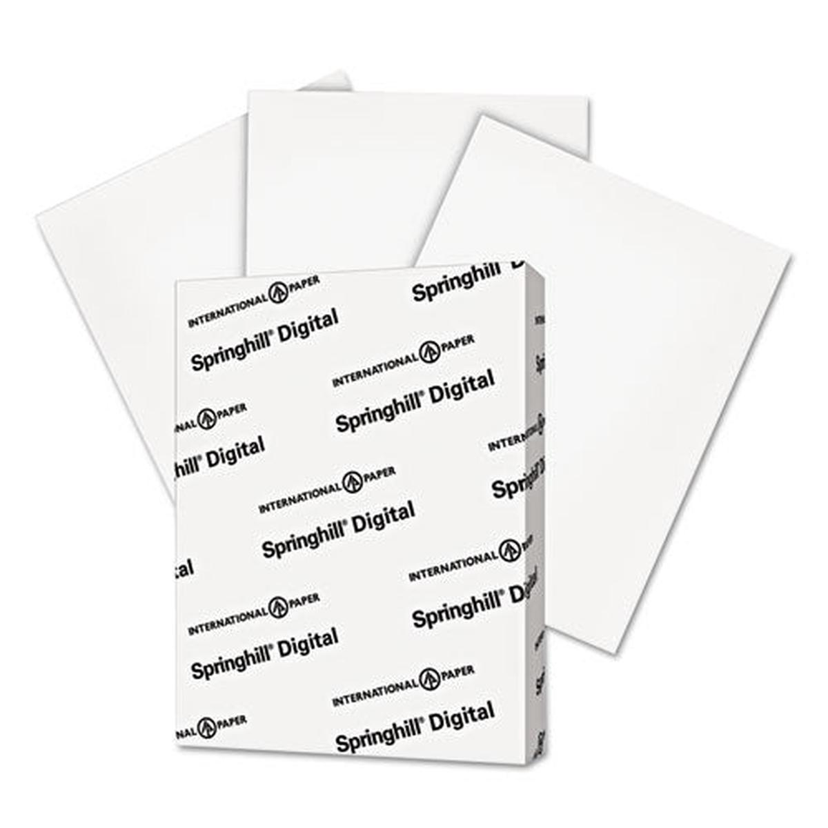Digital Index White Card Stock, 92 Bright, 110lb, 8.5 X 11, White, 250-pack