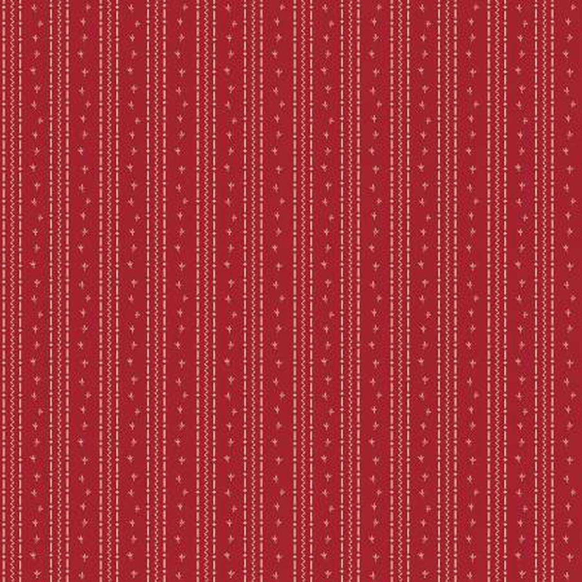 Fabric, Calico Crow by Lauren Nash for Penny Rose - RED CROW TRACKS (by the yard)
