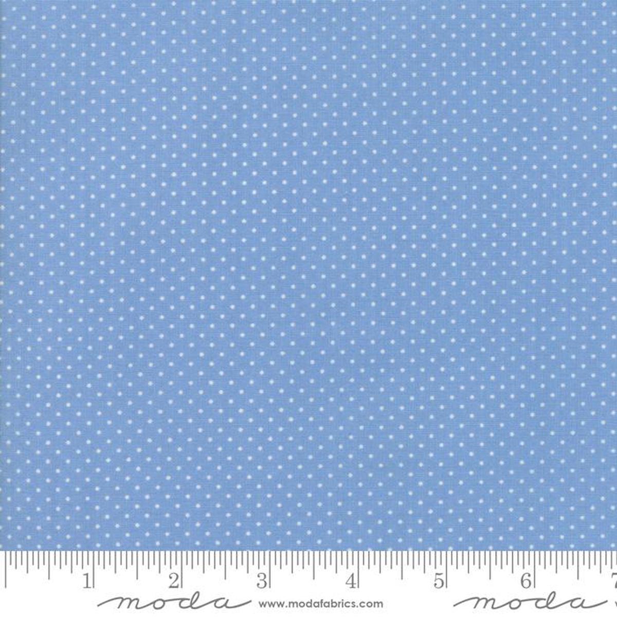 Fabric, Guest Room Grass by Kristyne Czepuryk with Pretty by Hand - FLORAL DOT LIGHT BLUE (by the yard)