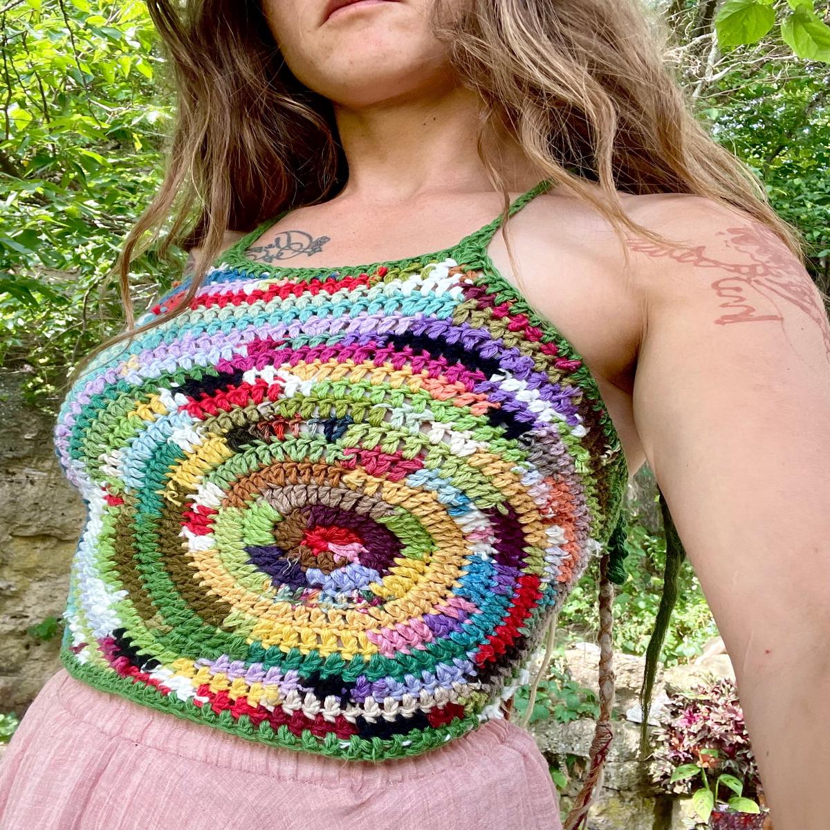 Sm/med Scrappy Earth Top