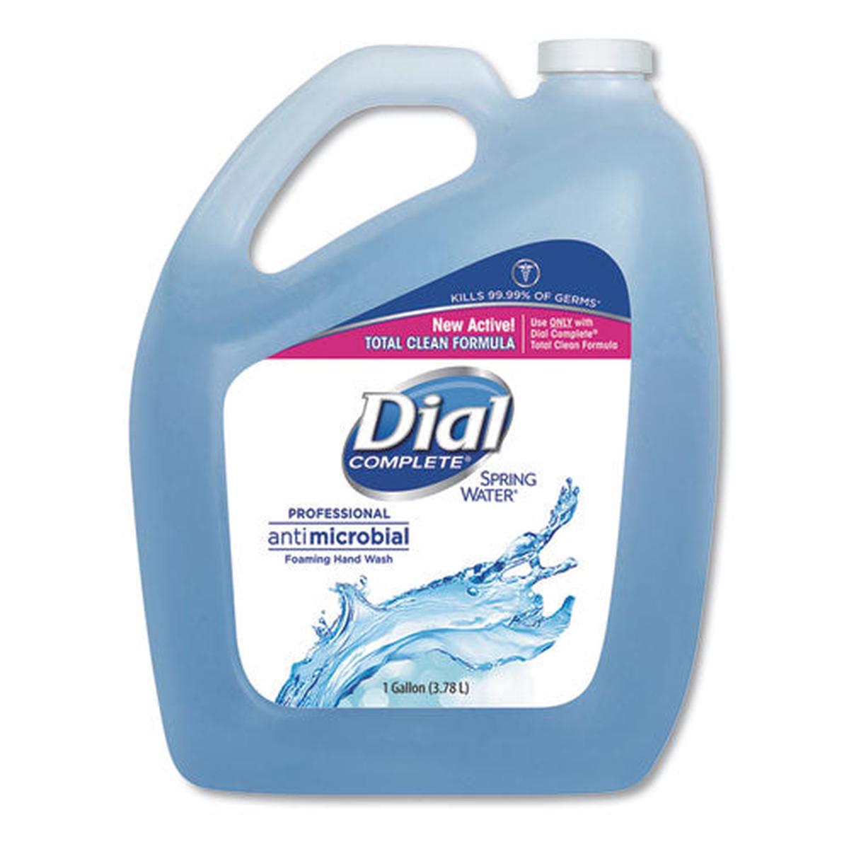 Antimicrobial Foaming Hand Wash, Spring Water, 1 Gal Bottle, 4-carton