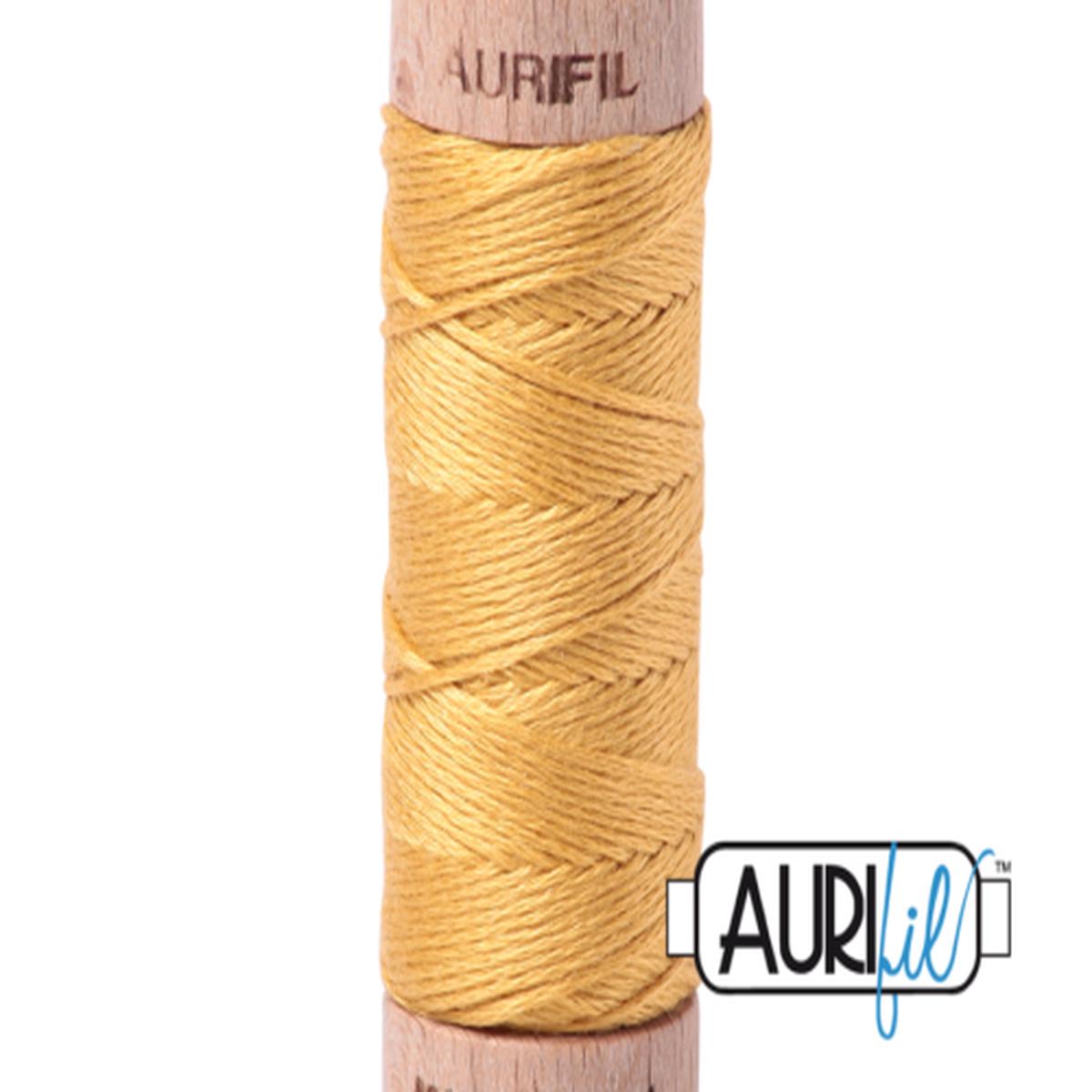 AURIFLOSS, 6 Strand Cotton Aurifil Embroidery Floss Thread - SPUN GOLD