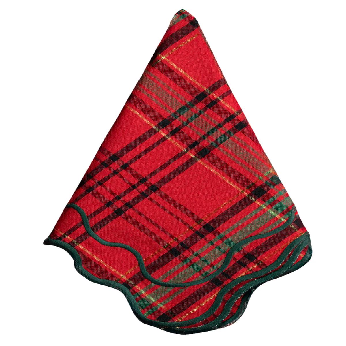 Christmas Check Napkin