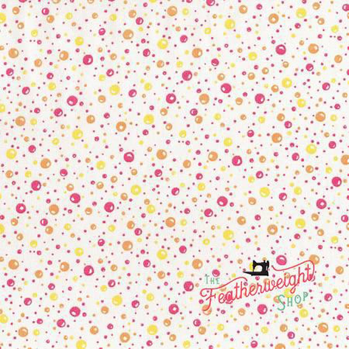 Fabric, Retro 30's Child Smile Spring 2018 by LECIEN - BUBBLES PINK (by the yard)