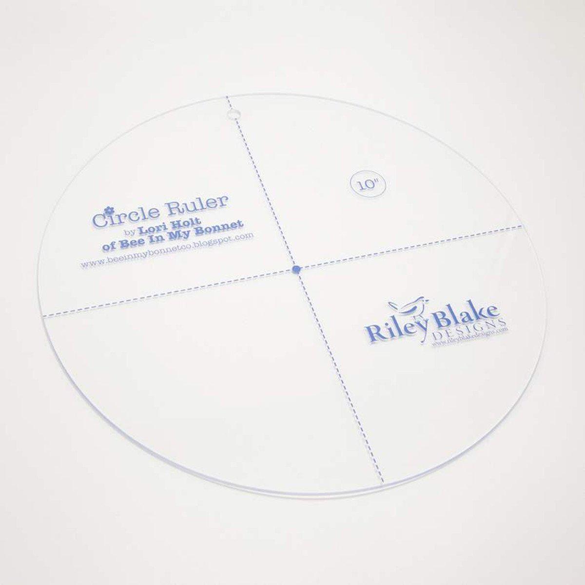 Lori Holt of Bee in My Bonnet Circle Ruler - 10 INCHES