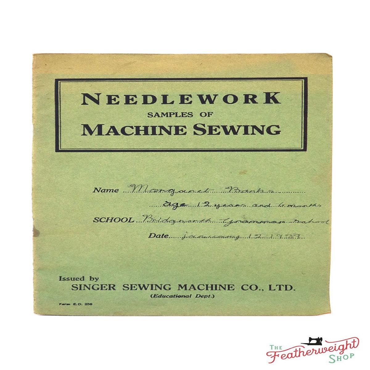 Needlework Samples Book, (Vintage Original) - RARE