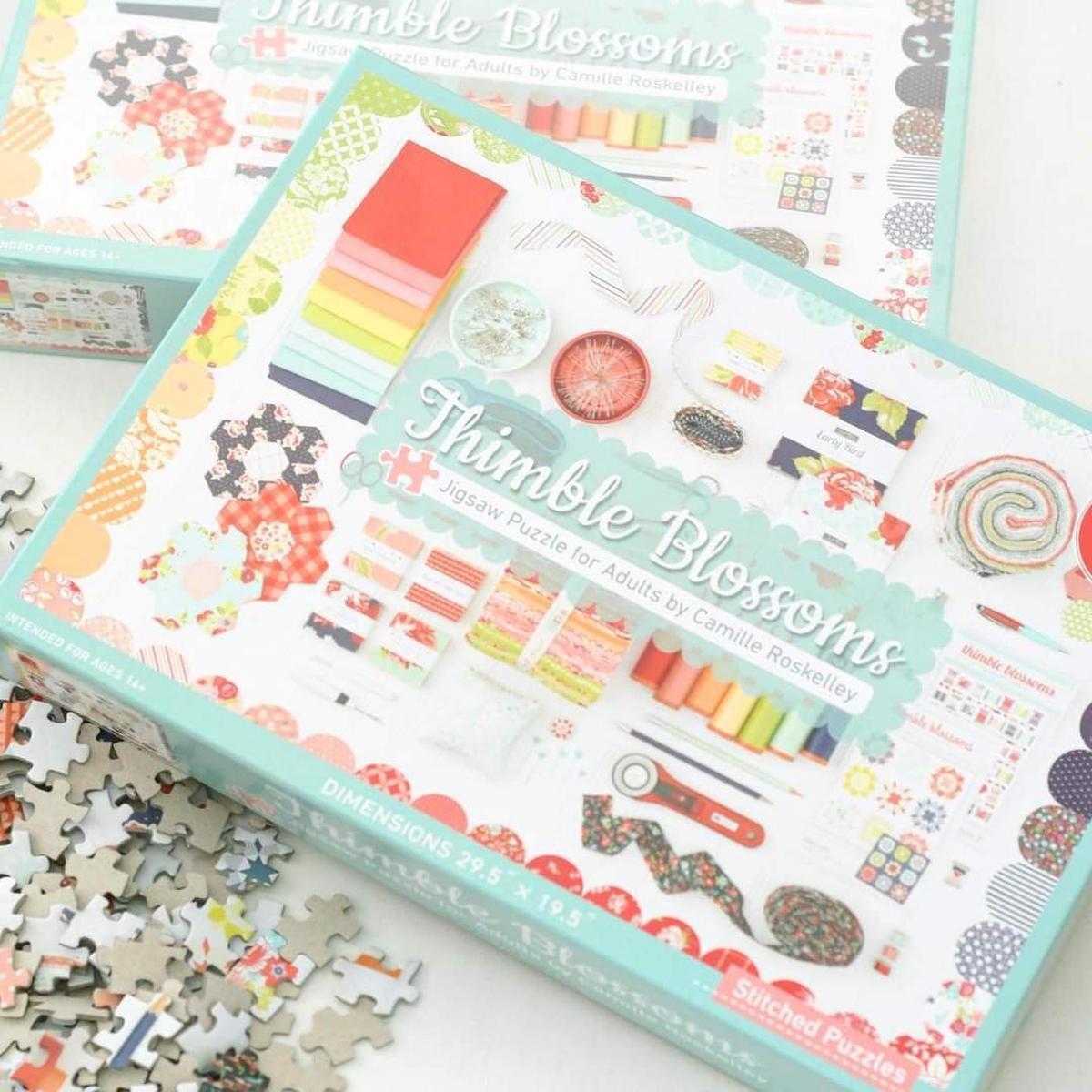 Puzzle, Thimble Blossoms by Camille Roskelly