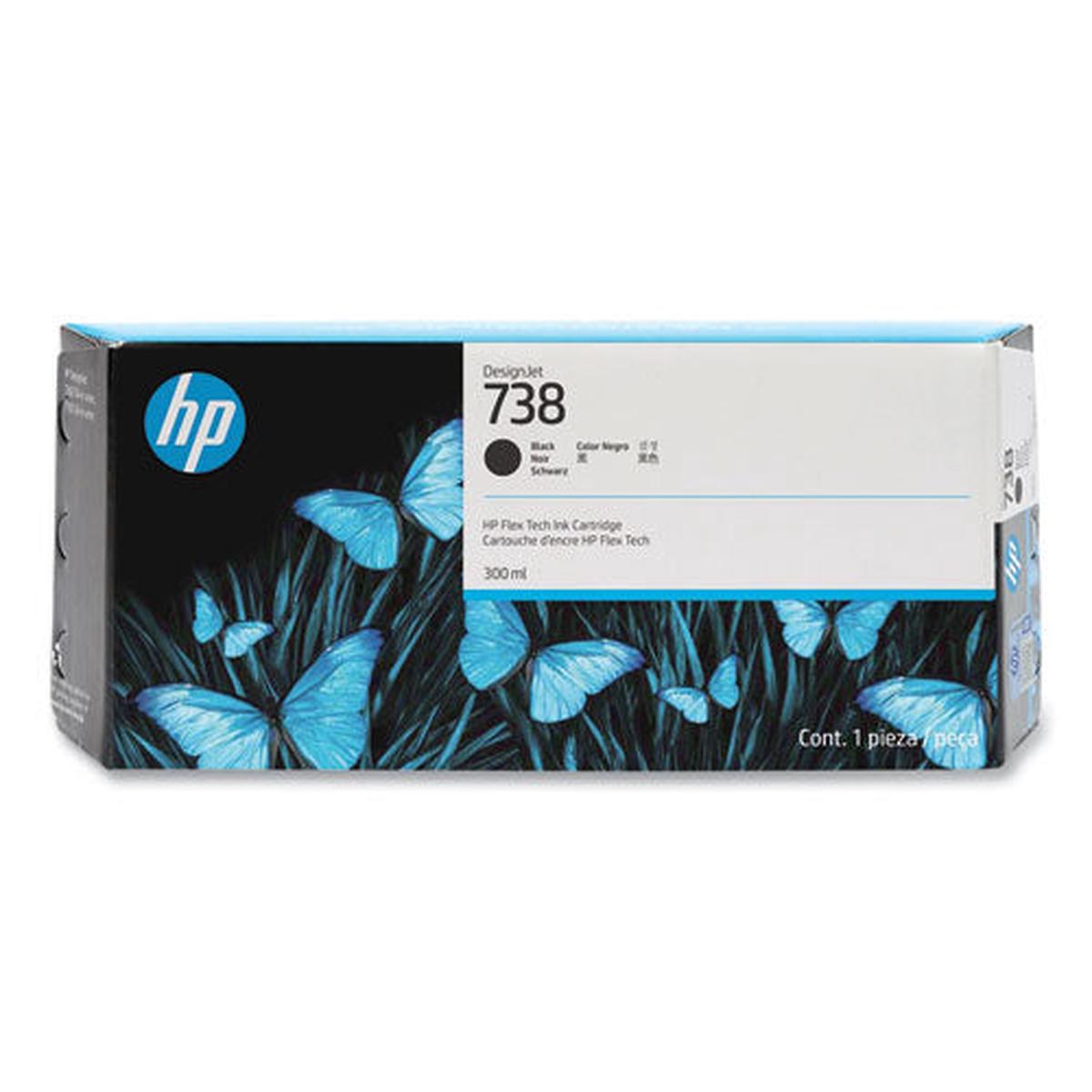 Hp 738 (498n8a) Black Original Designjet Ink Cartridge