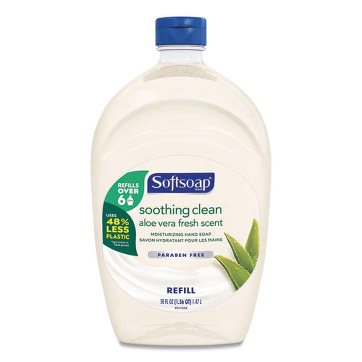 Moisturizing Hand Soap Refill With Aloe, Fresh, 50 Oz