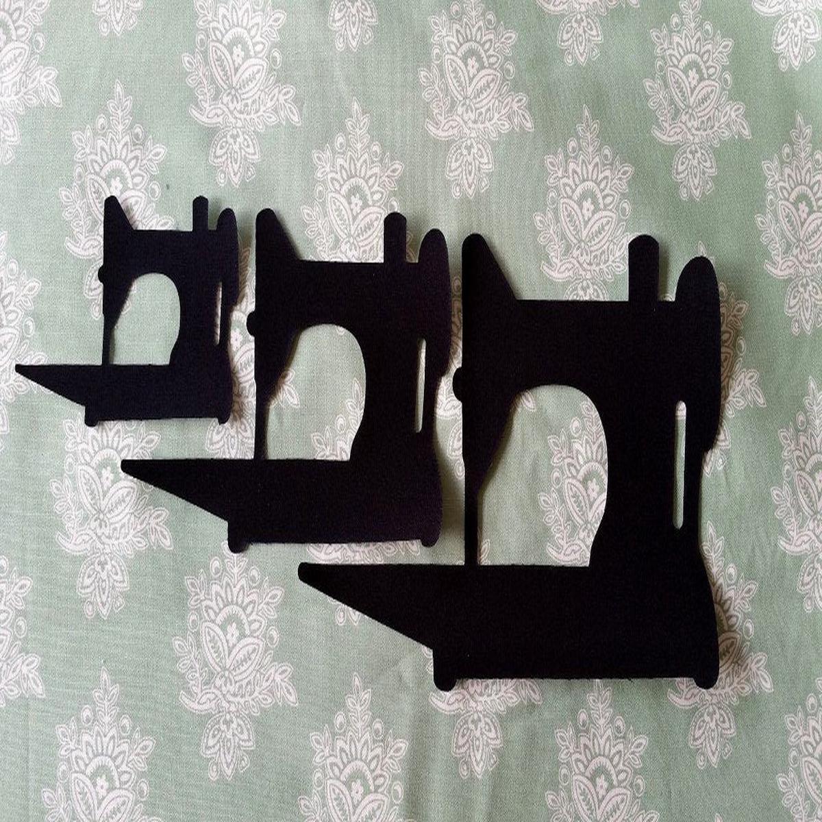 Diecuts, Prefused Featherweight Silhouette (Set of 3)