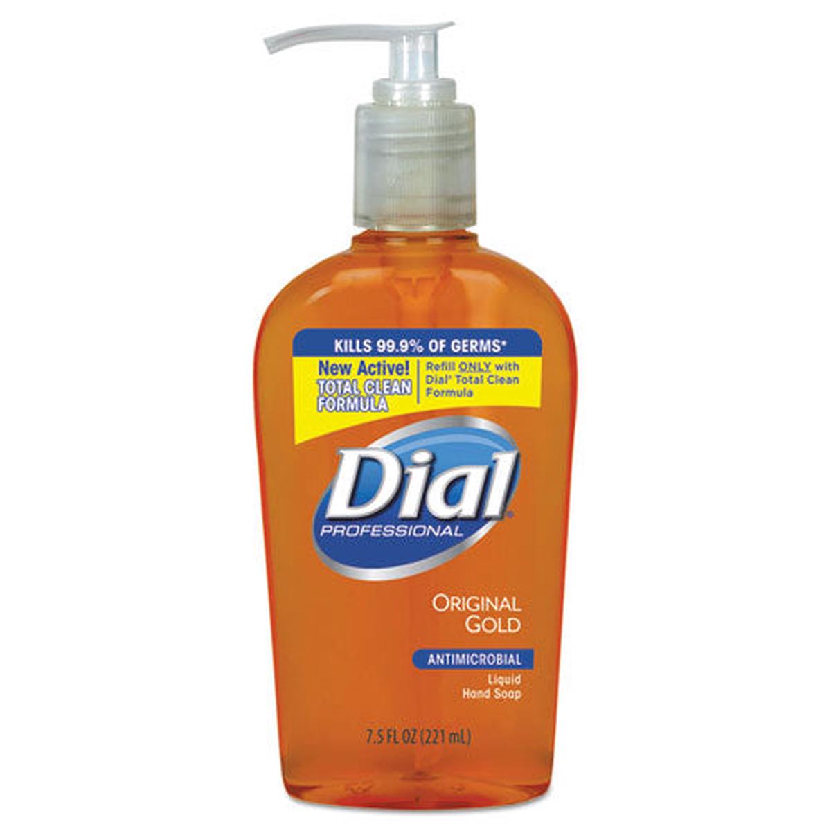 Gold Antimicrobial Hand Soap, Floral Fragrance, 7.5 Oz Pump Bottle, 12-carton