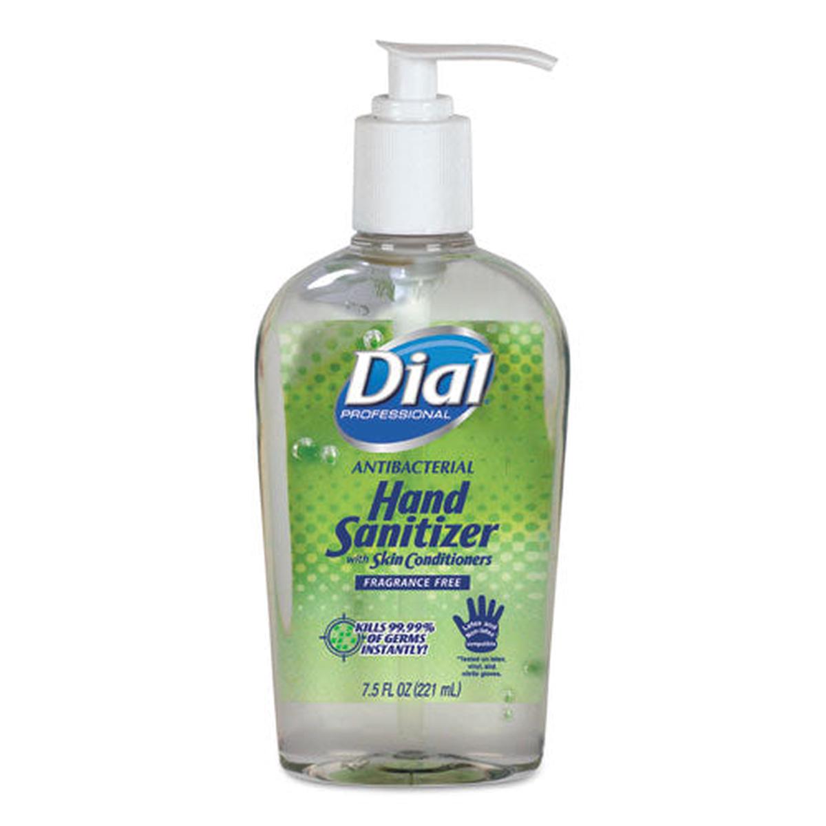 Antibacterial With Moisturizers Gel Hand Sanitizer, 7.5 Oz, Pump, Fragrance-free