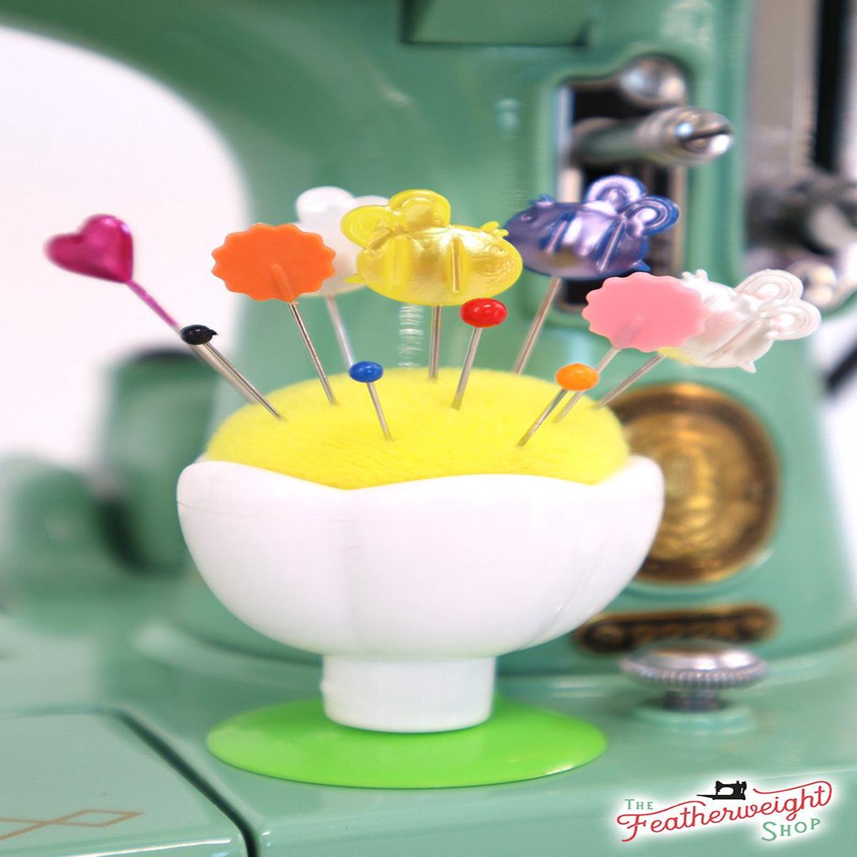 Tulip Pin Cushion from Hemline - YELLOW