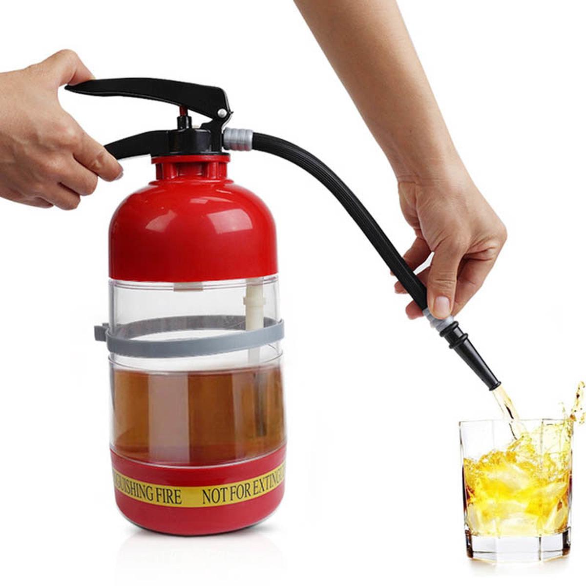 Creative Novelty 1500 ML Firefighting Drink Dispenser Fire Extinguisher Drink Dispenser in the Party