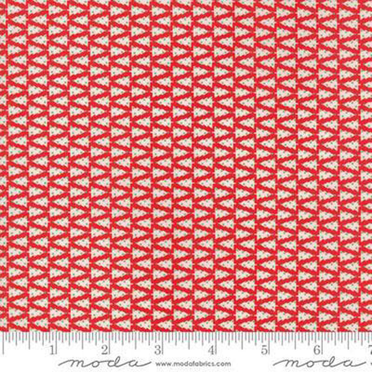Fabric, Swell Christmas by Urban Chiks for Moda Fabrics - Trees, Red
