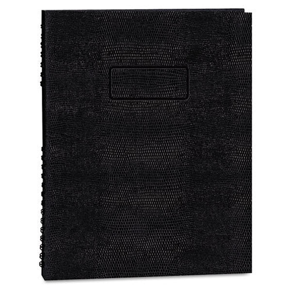Ecologix Notepro Executive Notebook, Medium-college Rule, Black, 11 X 8.5, 100 Sheets