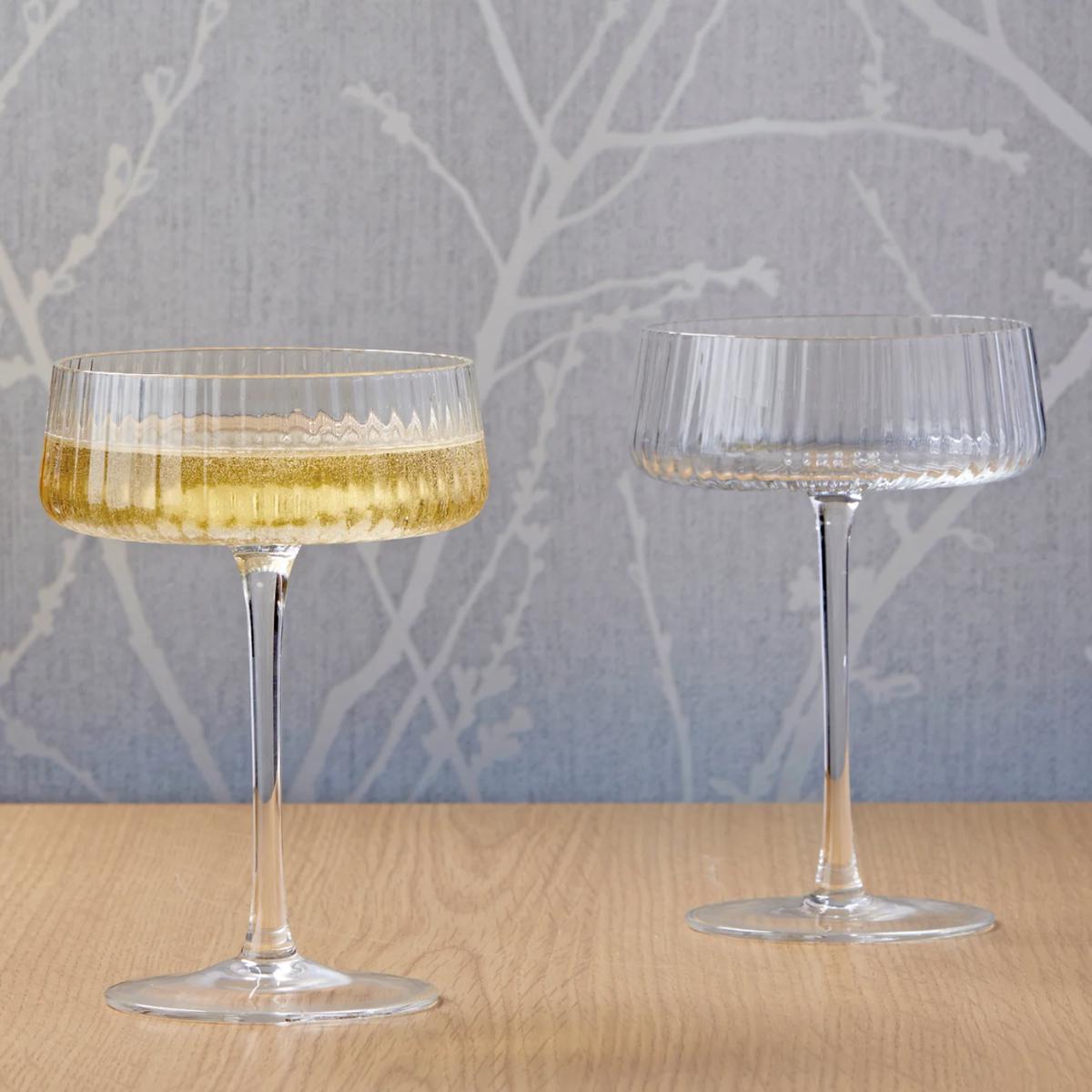 Empire Clear Champagne Coupe Glass
