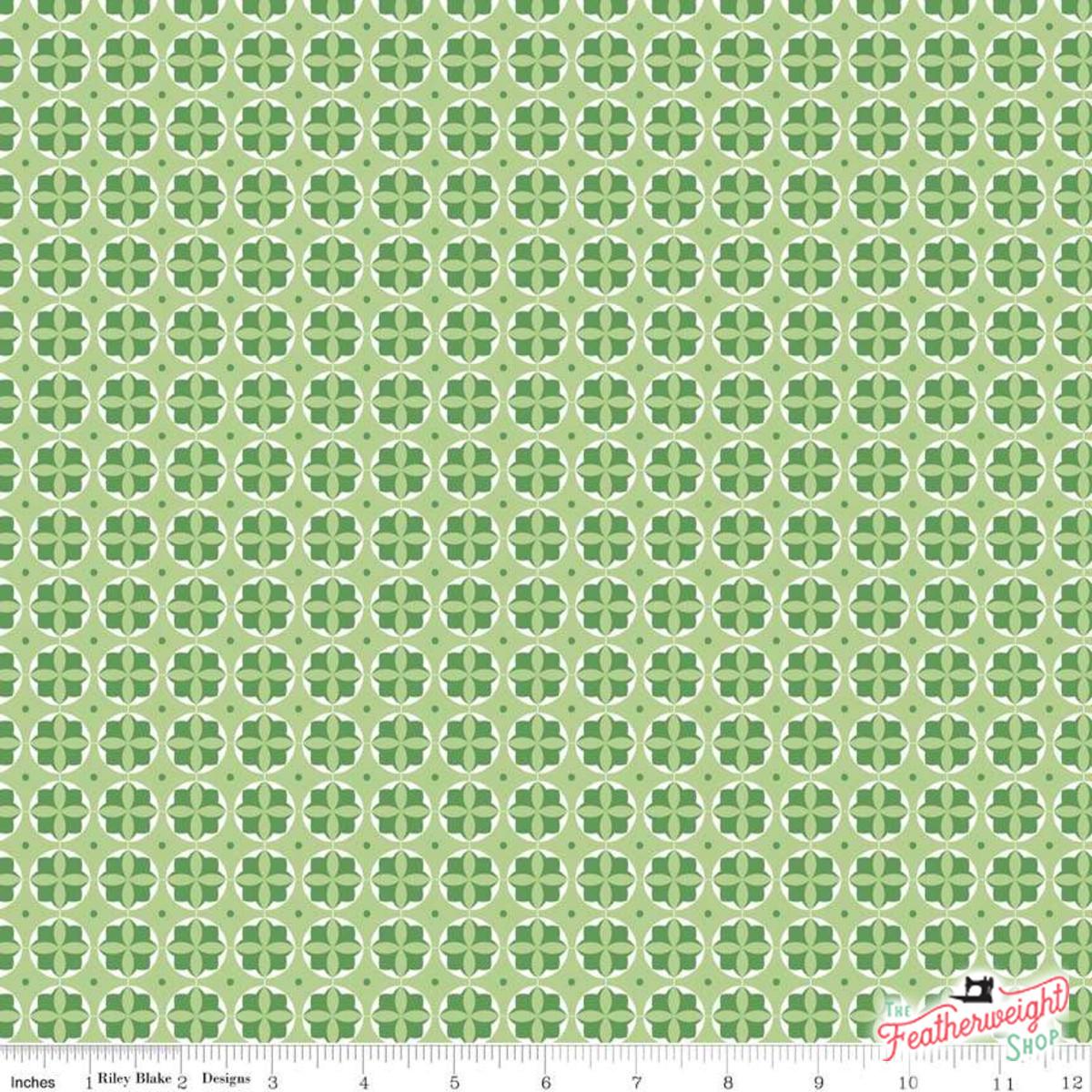 Fabric, Modern Minis by Lori Holt for Riley Blake- GREEN (by the yard)