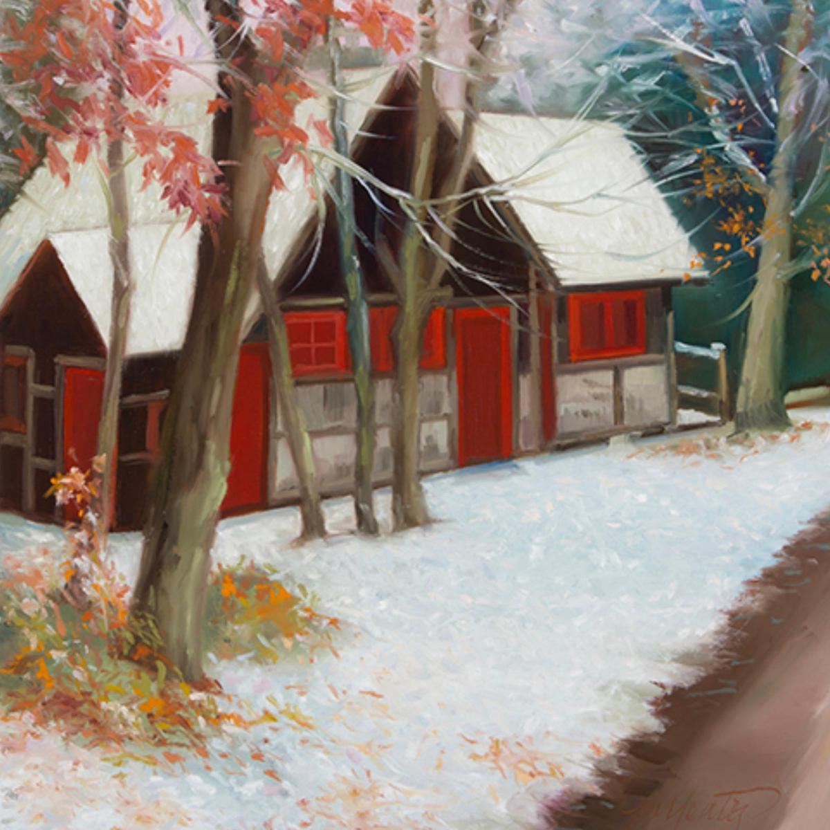 October Snow Notecard